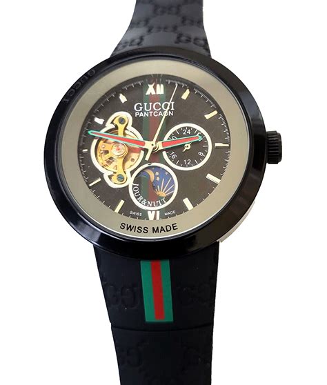 gucci 115 pantheon mens watch|Gucci pantcaon watch 1142.